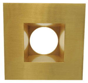 Brushed Brass Square